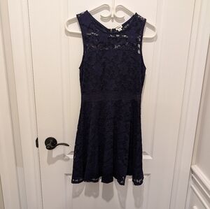 Garage Dress Navy Blue Size Medium NWT